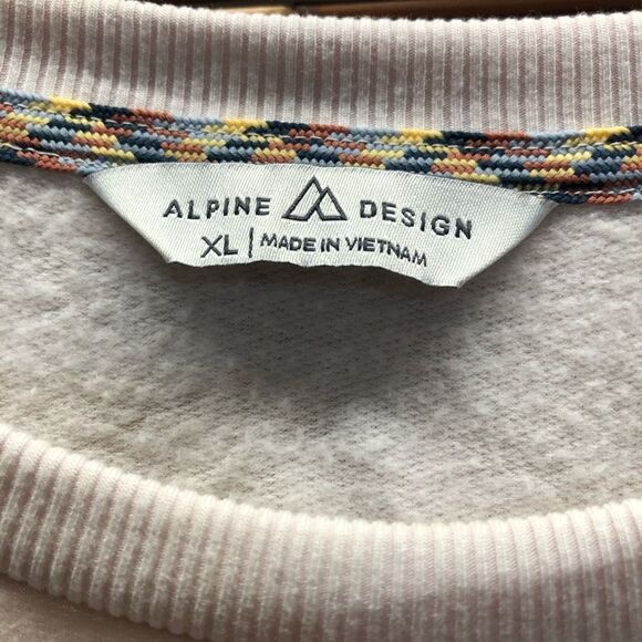 Alpine Design Extra Large (XL) Sweatshirt Cream - Picture 5 of 5